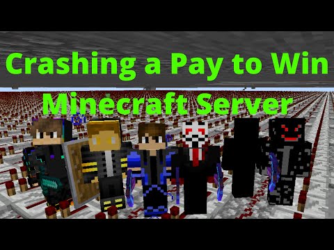 timeam - CRASHING a Pay to Win Minecraft Server with World's Largest Lag Machine - Herobrine.org