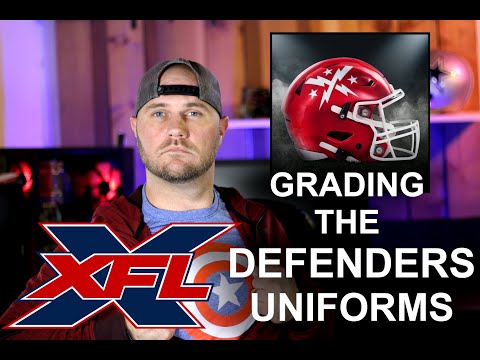 XFL : Grading DC Defenders' Uniforms - Helmet and Home & Away Jerseys!