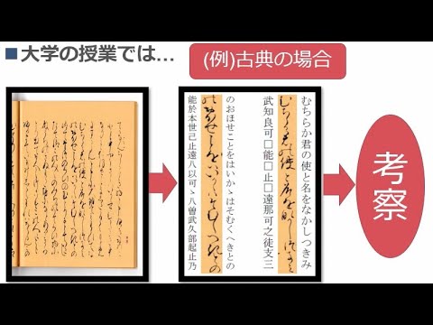 【オープンキャンパス】国語専修／国語・書道専修の授業内容