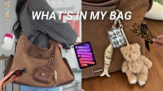 what's in my every day bag- fall edition 🍂  songmont bag, purse essentials