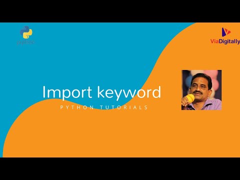 Import Keyword In Python Import Statement In Python Python Tutorials For Beginners