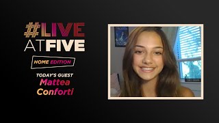 Broadway.com #LiveatFive: Home Edition with Mattea Conforti video