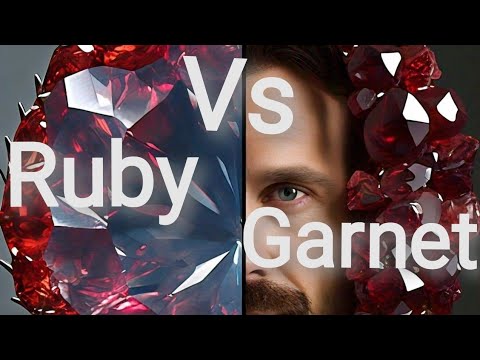 (Ruby vs red garnet) which one is better with your personality!
