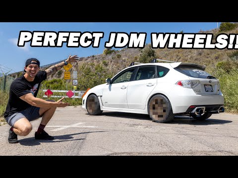 The Hatch STI Gets NEW JDM WHEELS! *The PERFECT Setup*