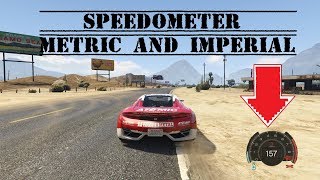 GTA5 How to install Speedometer and Timer (Metric and Imperial / Speed = mph/kmph/ms)