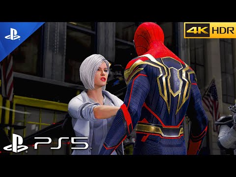 (PS5)Spider-Man No Way Home Hybrid Suit Gameplay | Next-Gen ULTRA Graphics Gameplay [4K 60FPS HDR]