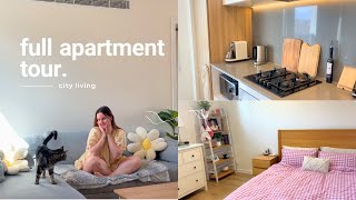 Download the video "full apartment tour | living in adelaide city"