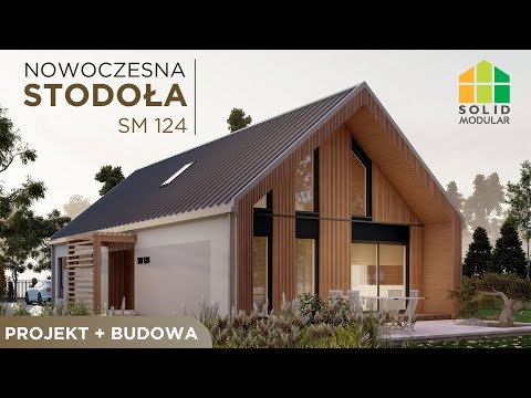 NOWOCZESNY I PRZESTRONNY DOM MODUŁOWY - SM 124