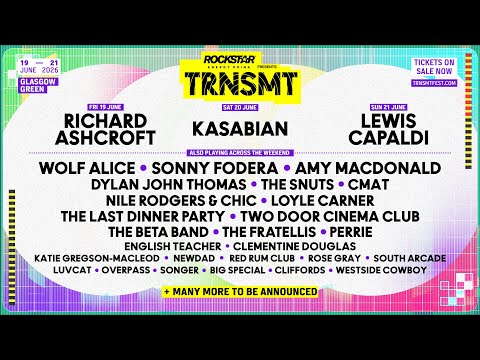 Rockstar Energy presents TRNSMT 2026 - First Wave Lineup Announcement
