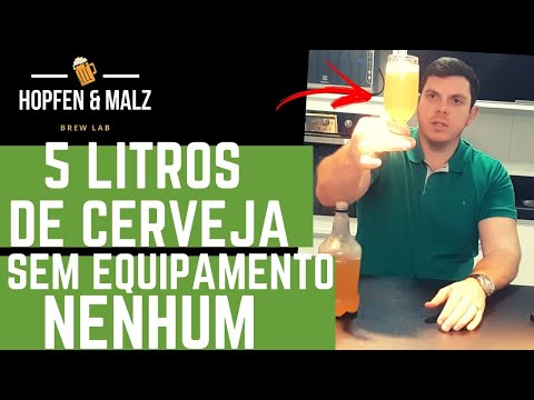 COMO FAZER CERVEJA ARTESANAL SEM EQUIPAMENTOS