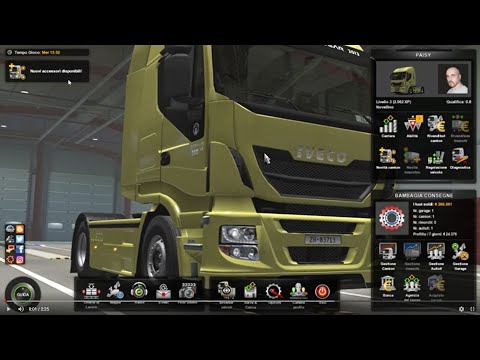 Euro Truck Simulator 2 - Nuovo IVECO - Garage di Ginevra  verso Torino