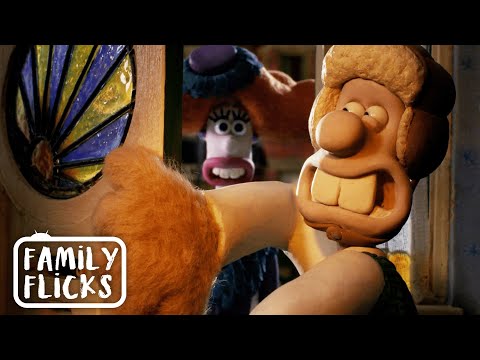 Half Rabbit Half Human | Wallace & Gromit: The Curse of the Were-Rabbit (2005) | Family Flicks