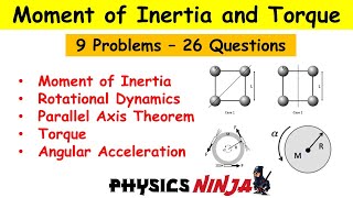 Torque and Moment of Inertia Review Problems