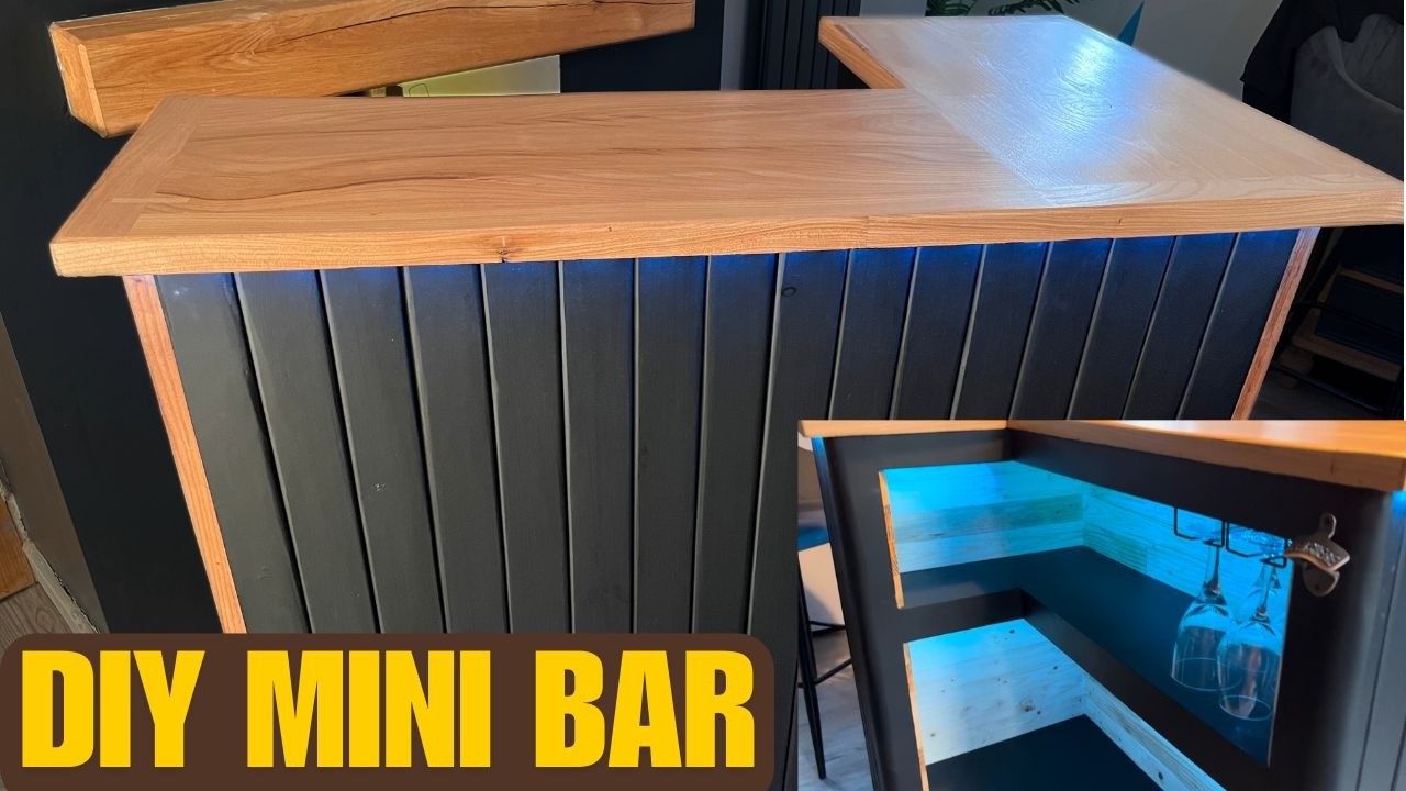I Built A DIY Mini Bar For Under $200