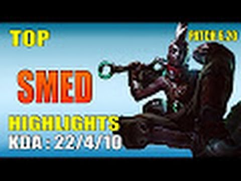 ROX Smed Ekko vs Rumble -  Top NA SoloQ |  Highlights 2016