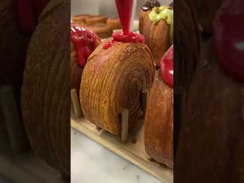 Lafayette Bakery & Cafe's Crème Suprêmes #pastry #croissant #baking #viralfoods #foodinsider #shorts