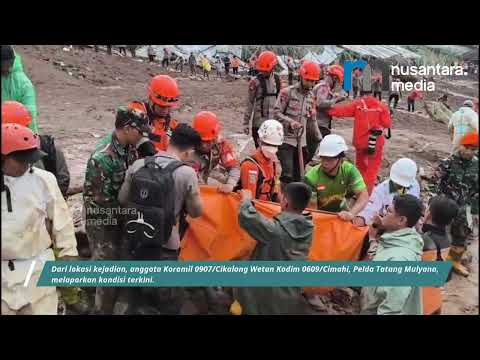Longsor Maut Dini Hari: Kampung Pasir Kuning Tertimbun Lumpur Setebal 6 Meter, Korban Masih Tertimbun!