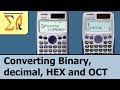 Casio Fx 115es Casio Fx 991es Converting Binary Decimal Hexadecimal And Octal