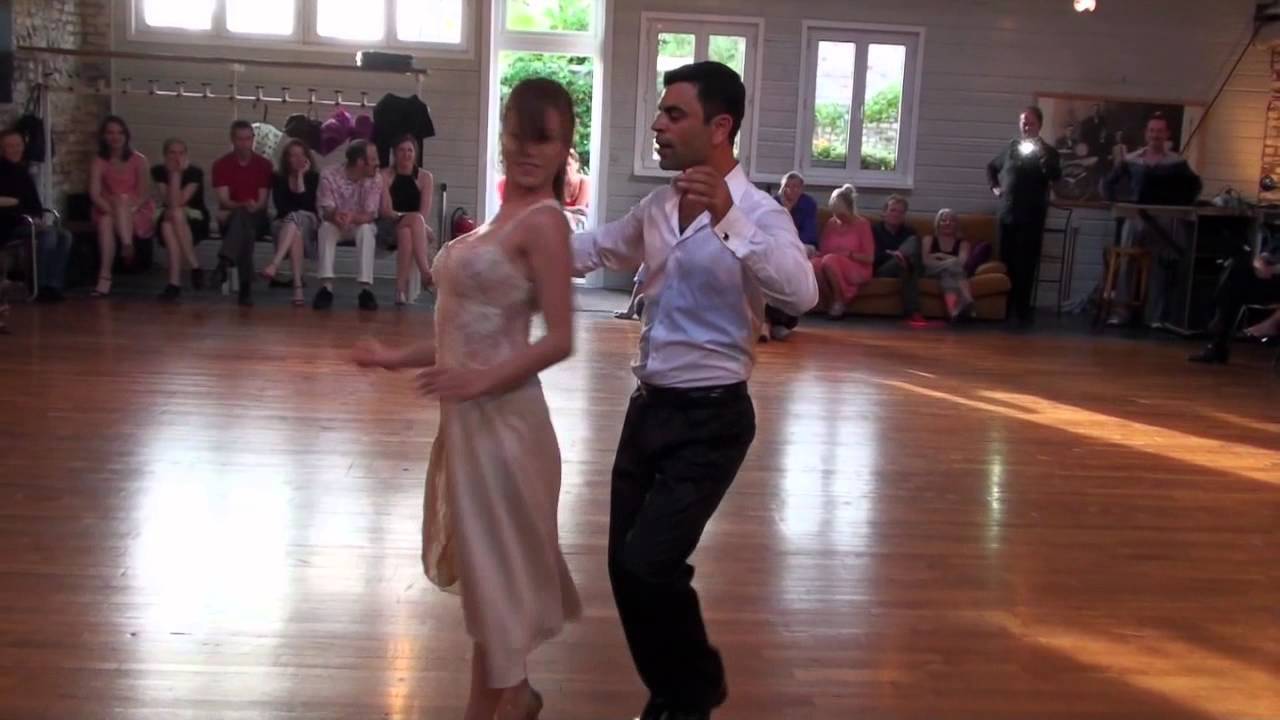 Marina Marques y Ozgur Demir AuxFrontieres 2014 - Milonga - Darienzo  - Milonga Del 83