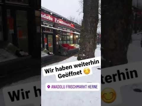 Trotz Schnee - Corona weiterhin  immer geöffnet #herne #frischmarkt #supermärkte #supermarkt #bochum