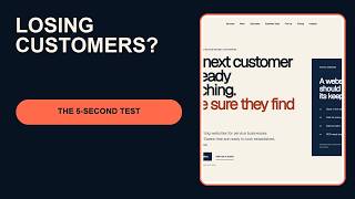 Is Your Website Losing Customers in 5 Seconds