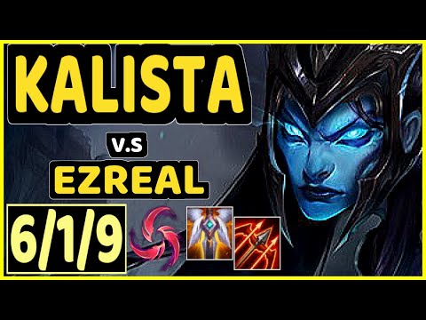 DEFT (KALISTA) vs EZREAL - 6/1/9 KDA BOTTOM ADC CHALLENGER GAMEPLAY - KR