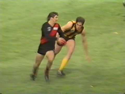 1990 Round 2 Essendon Vs Hawthorn at MCG  Channel 7  1st quarter  Channel 7 AFL Today