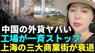 失業者が空を覆うほど；一夜にして天が崩れた；中国の工場が集団で休業；上海の三大商業街が衰退