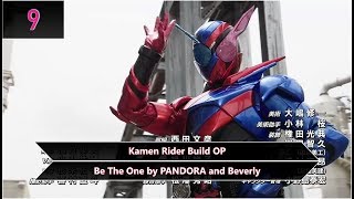 My Top Kamen Rider Openings