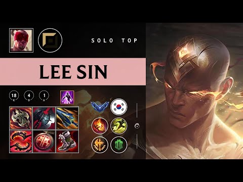 Lee Sin Top vs Jax - KR Diamond Patch 26.02