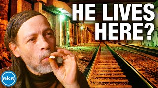 Mole People - Homeless Man Living in the Freedom Tunnel in New York