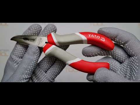 Тонкогубцы YATO 160 мм никелированные, загнутые (YT-2026) Тонкогубцы YATO 160 мм никелированные, загнутые (YT-2026)