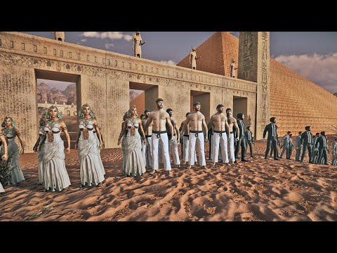 CHUCK NORRIS, TESLA, CLEOPATRA, JOHN Wick vs 1M ZOMBIES | Ultimate Epic Battle Simulator 2 | UEBS 2