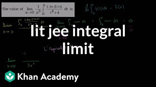 IIT JEE Integral Limit
