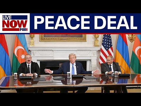 Video | President Trump hosts Armenia, Azerbaijan leaders at White House as peace deal is signed
