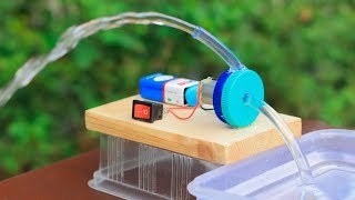 How to Make a Water Pump from Motor at Home  Aweso