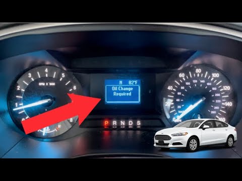 How To Reset “Oil Change Required” Message On A 2013-2016 Ford Fusion