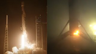 SpaceX Starlink 154 launch and Falcon 9 first stage landing, 10 April 2024