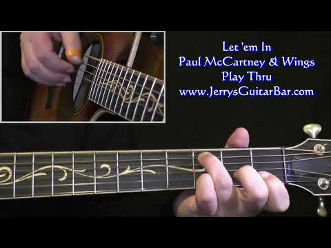 Paul McCartney Let 'Em In | Guitar Play Thru