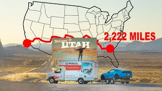 I DROVE 2000 MILES across the country in a U-Haul 