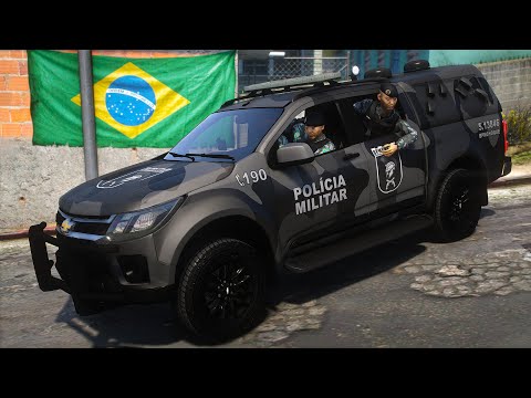 BATALHÃO DE CHOQUE CONFRONTO com FACCIONADOS - PMGO | GTA 5 POLICIAL