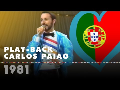 PLAY-BACK - CARLOS PAIÃO (Portugal 1981 – Eurovision Song Contest HD)