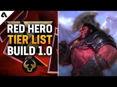 Artifact: Red Hero Build 1.0 Draft Tier List - Akshon Esports
