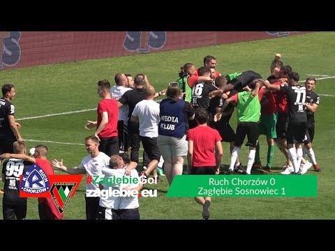 Bramka z meczu Ruch Chorzów - Zagłębie Sosnowiec (0:1)