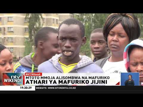 Serikali yaombwa kusaidia kuopoa mwili wa mtoto aliyesombwa na maji katika mtaa wa Highrise, Nairobi