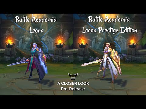 Battle Academia Leona and Prestige Edition Model Comparison (Pre-Release)