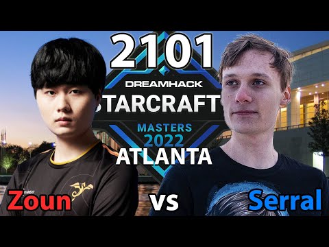 Es liegt an der Map - 🇰🇷 Zoun (P) vs 🇫🇮 Serral (Z) - SC2 DH Masters Atlanta - Cast 2100 [Deutsch/4K]