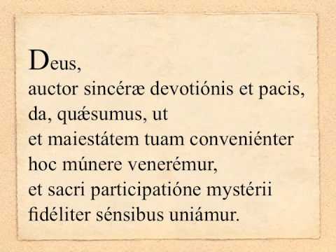 Dominica XXIII «per annum» - Oratio super oblata