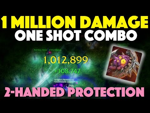 1 MILLION DMG One Shot [2-Handed Protection Combo]