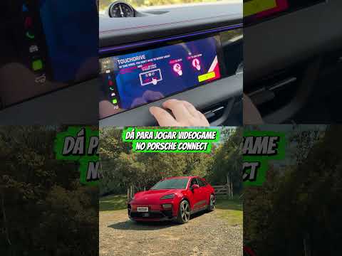 SUPORTE A CONTROLE DE XBOX E PS5! O videogame secreto do Porsche Macan GTS! 🚗💥